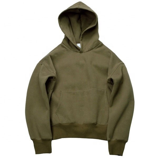 2024 wholesale custom oversized thick blank heavyweight 400gsm hoodie 100% cotton plus size men's hoodies & sweatshirts