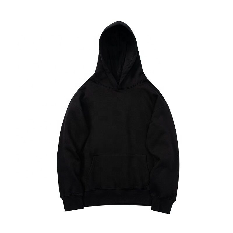 2024 wholesale custom oversized thick blank heavyweight 400gsm hoodie 100% cotton plus size men's hoodies & sweatshirts