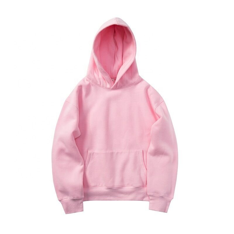 2024 wholesale custom oversized thick blank heavyweight 400gsm hoodie 100% cotton plus size men's hoodies & sweatshirts