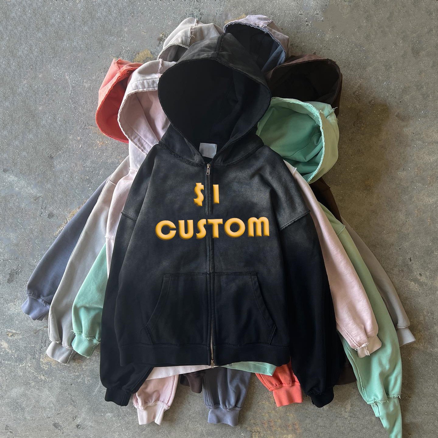 YY Custom Logo 500GSM 600GSM Men Oversized Raglan Box Thick Heavyweight Cotton Drop Shoulder Boxy Blank Men custom logo hoodie