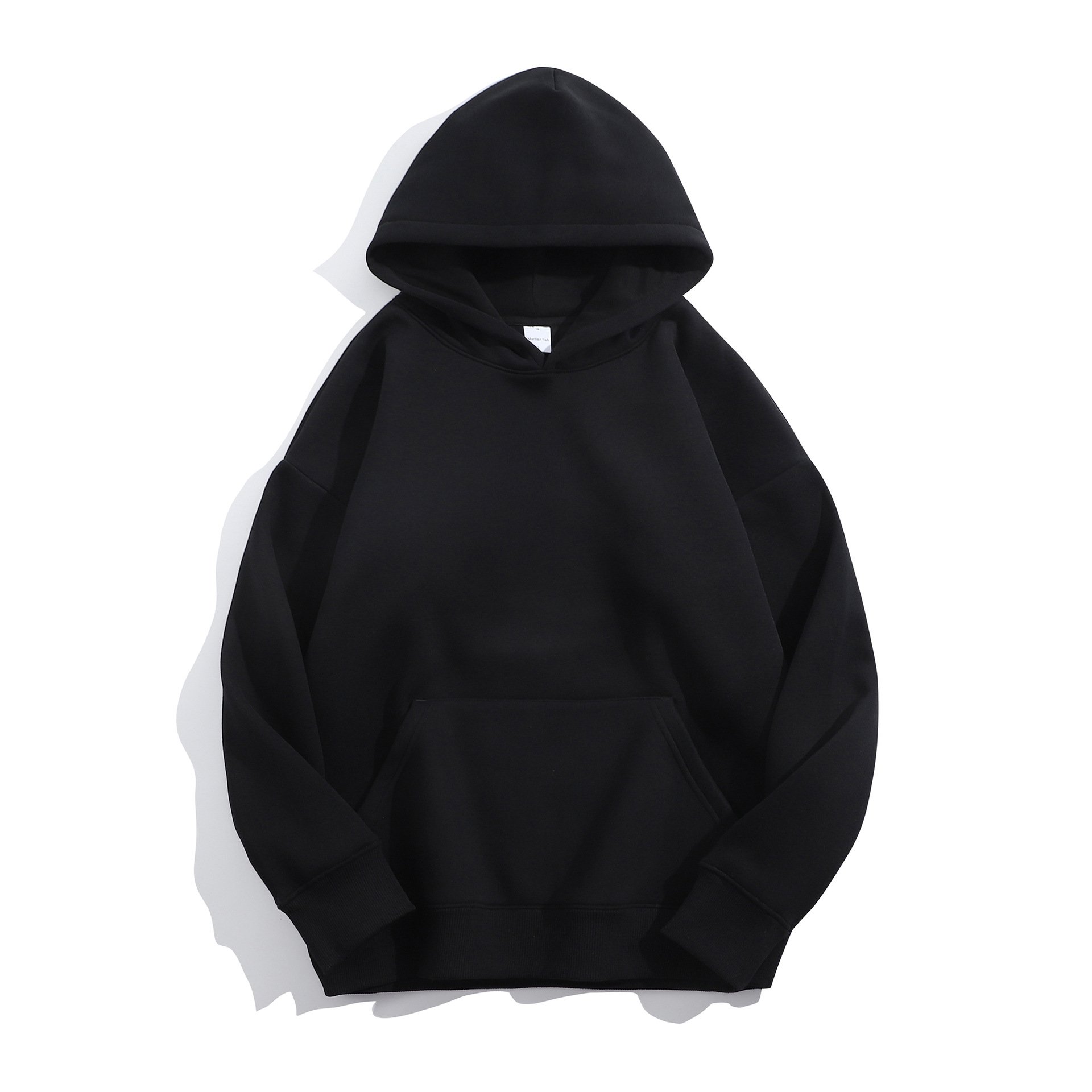 High Quality Custom Logo Fashion Men's 100 Cotton Blank Hoodies Streetwear Clothing Blank Hoodie Heavy Weight 100% Cotton Hoodie