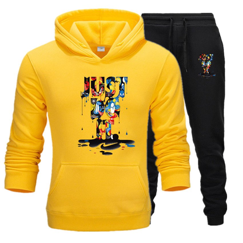 2022 New Hoodie Wholesale Men's Clothes Two Piece Jogging Sportswear Set Men's Hoodie and Sweatshirt Casual Wear Men's