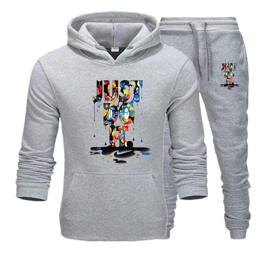 2022 New Hoodie Wholesale Men's Clothes Two Piece Jogging Sportswear Set Men's Hoodie and Sweatshirt Casual Wear Men's
