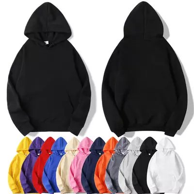 High Quality Wholesale Custom Hoodie 100% Polyester US Size Men's Hoodie Blank Sweatshirt