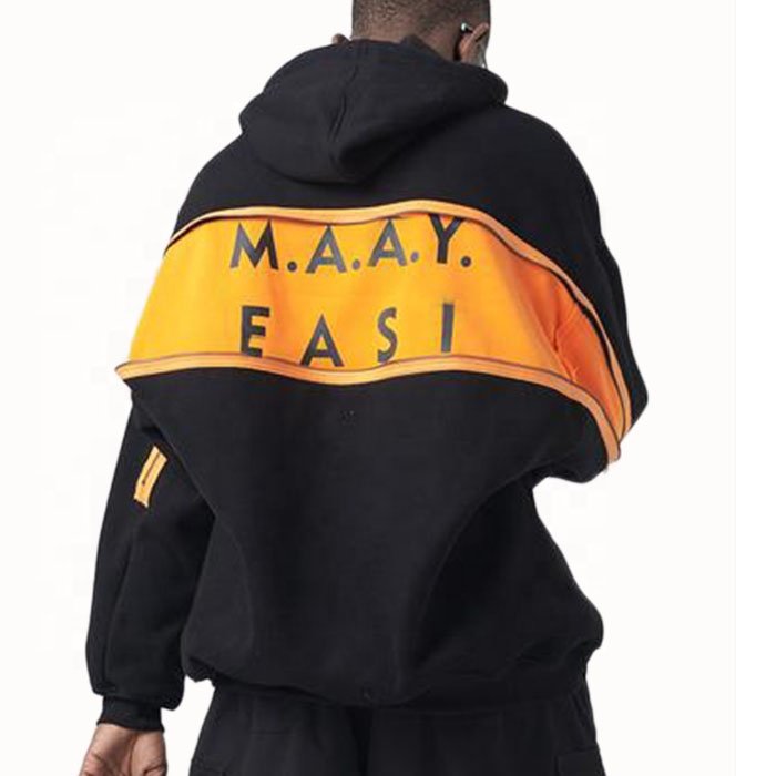 Premium streetwear plus size men's designer hoodies custom logo heavyweight korean hoodie