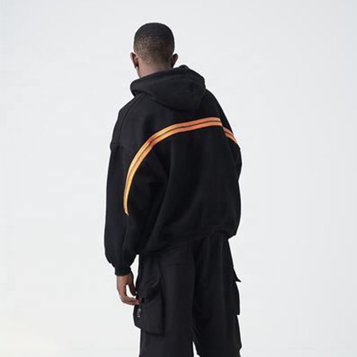 Premium streetwear plus size men's designer hoodies custom logo heavyweight korean hoodie