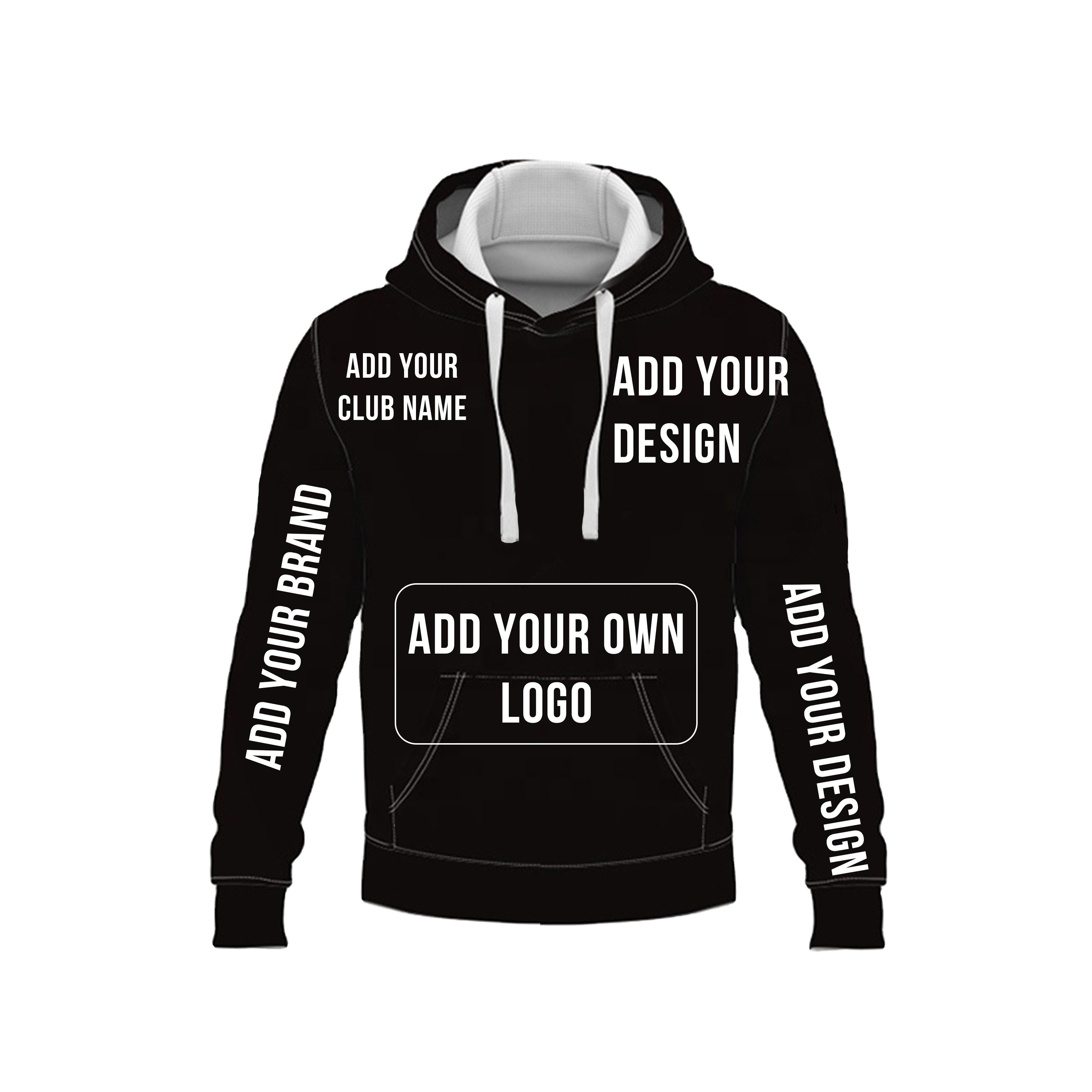 Custom Esports Hoodies Custom Logo Warmth Embroidered Sportswear Sublimation Print E-Sports Gaming Hoodie