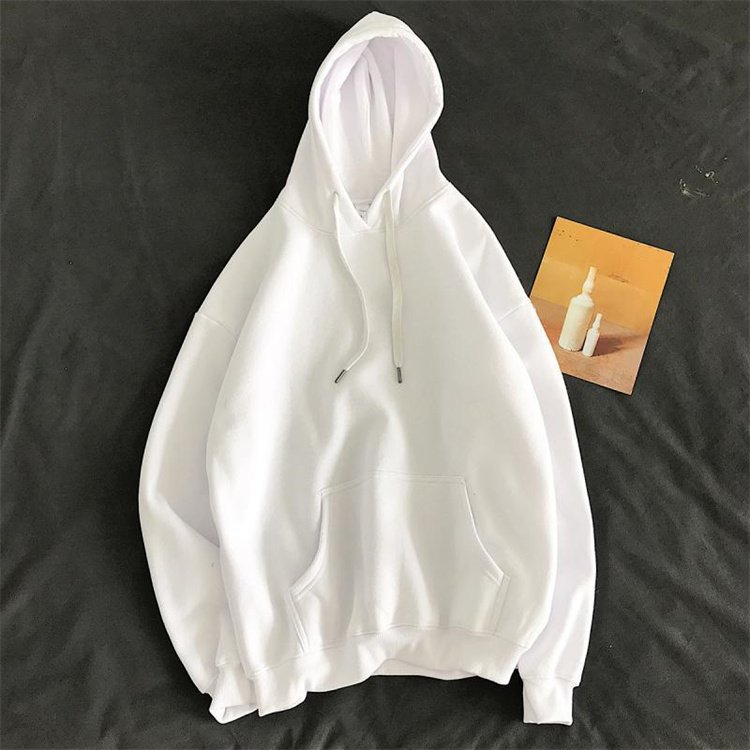 1PCS custom logo autumn new men's loose oversized sports casual handsome hoodie