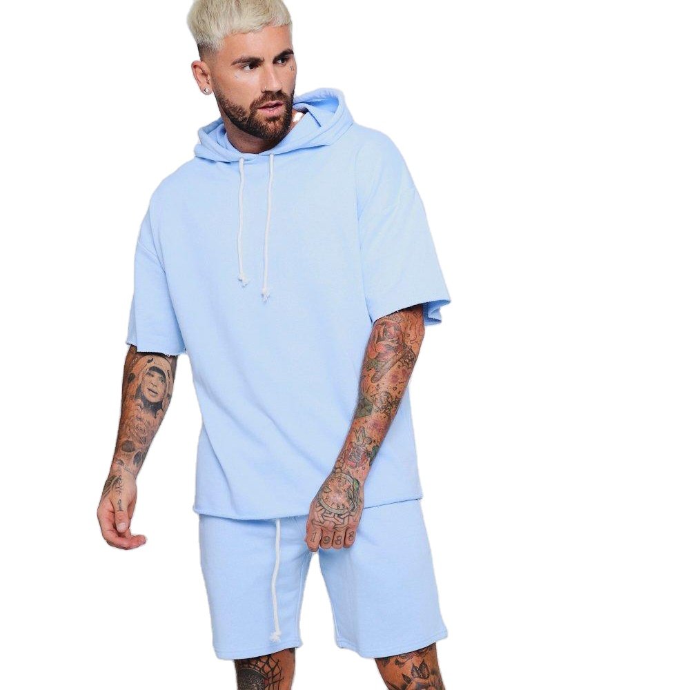New design custom logo plain hoodie gym fitness sets sport clothes men's hoodies&sweatshirts