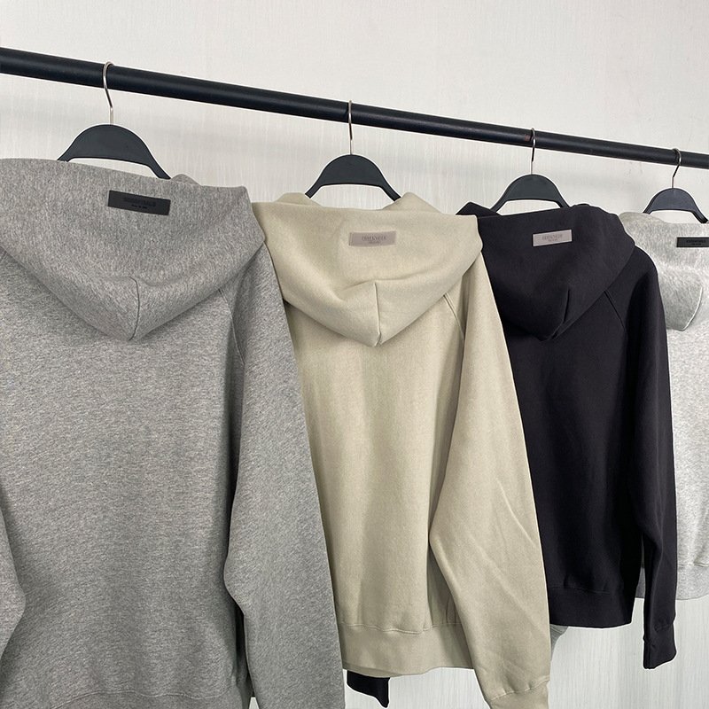 ESSENTIALS High street hooded sweatshirt unisex new 1977 casual hoodies for women loose hoodie 100% cotton men's