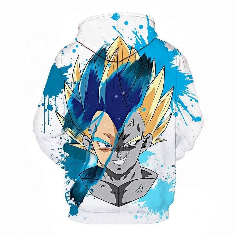 Glorystar 2024 Men's Streetwear Newest Anime Dragonball Hoodies High Quality Hoodie