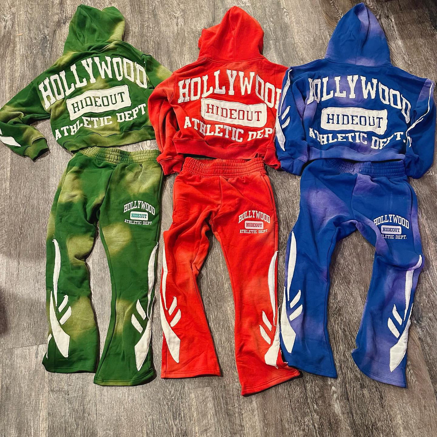Vintage Sun Fade Joggers Men Clothes 2 Piece Set Acid Wash Men's France Fleece Heavyweight Gsm Set Sweatsuit Tracksuit For Men