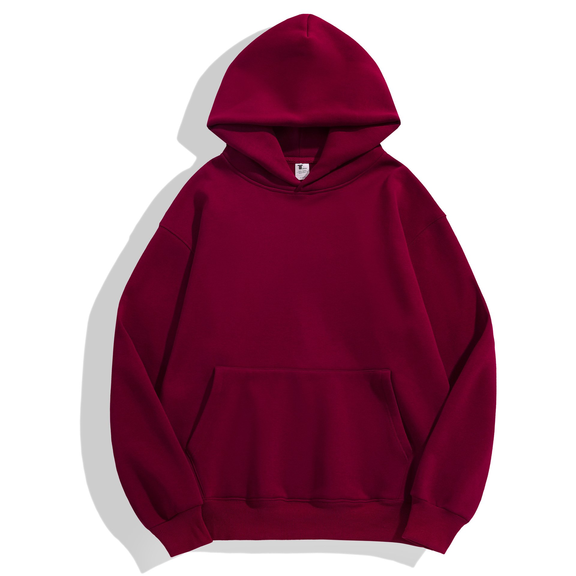 Men's Hoodies 500GSM Heavyweight Hoodies Solid Color Blank Men's Hoodies & Sweatshirts Plus Size Man Cashmere Clothing