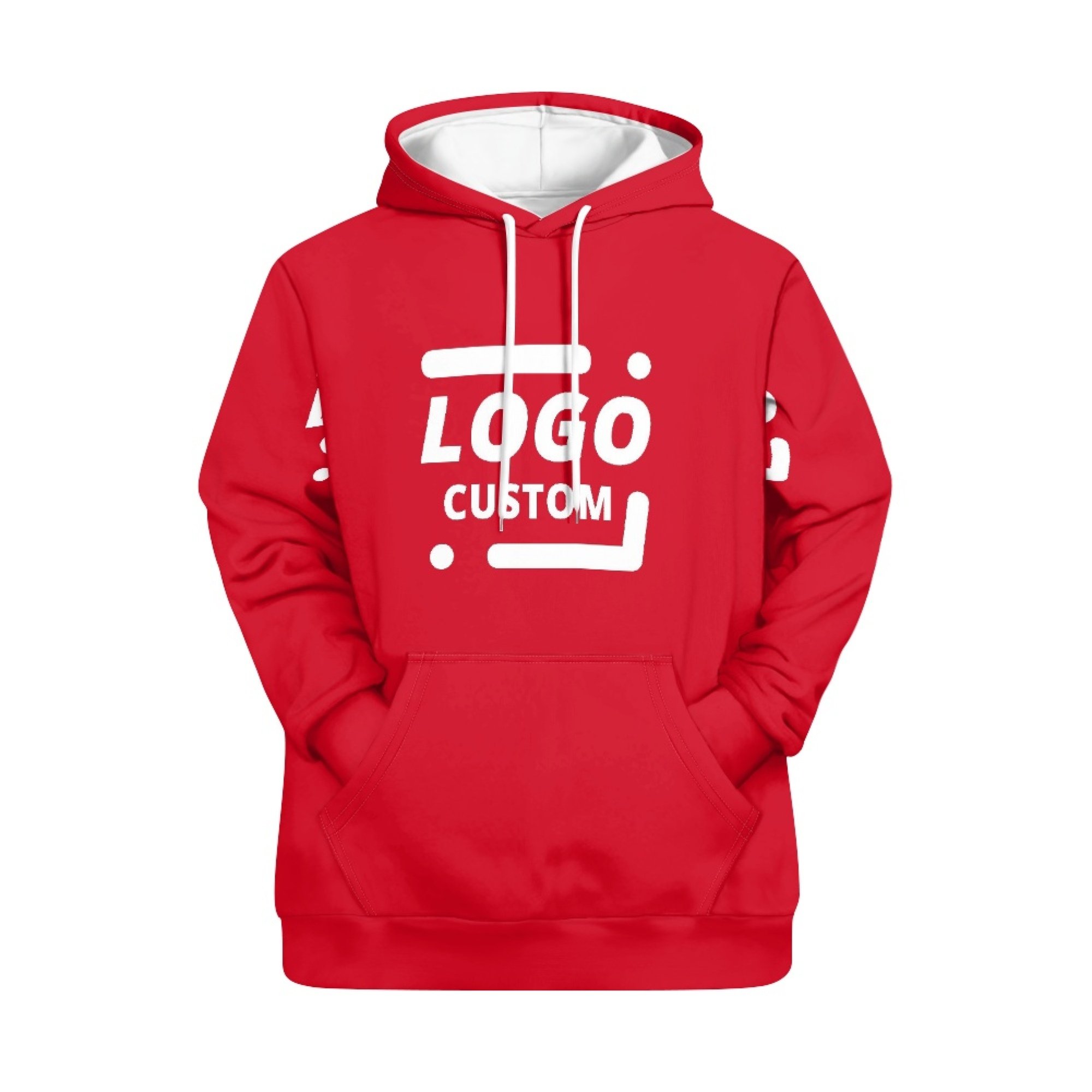 Sublimation Heat Transfer Full Print Mens Hoodie Sweatshirt Custom Printed Men's Pullover