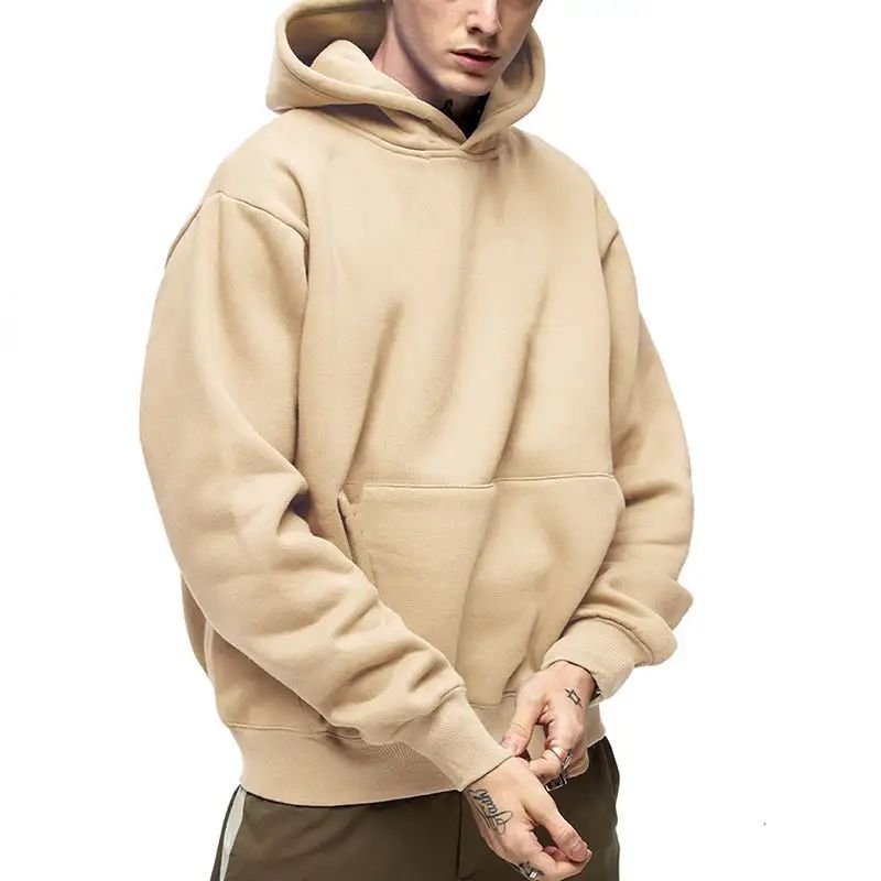 Blank Men's Hoodie High Quality Oversized Unisex Slim Hoodie and Sweatshirt Wholesale Custom 100% Cotton for Men Pullover