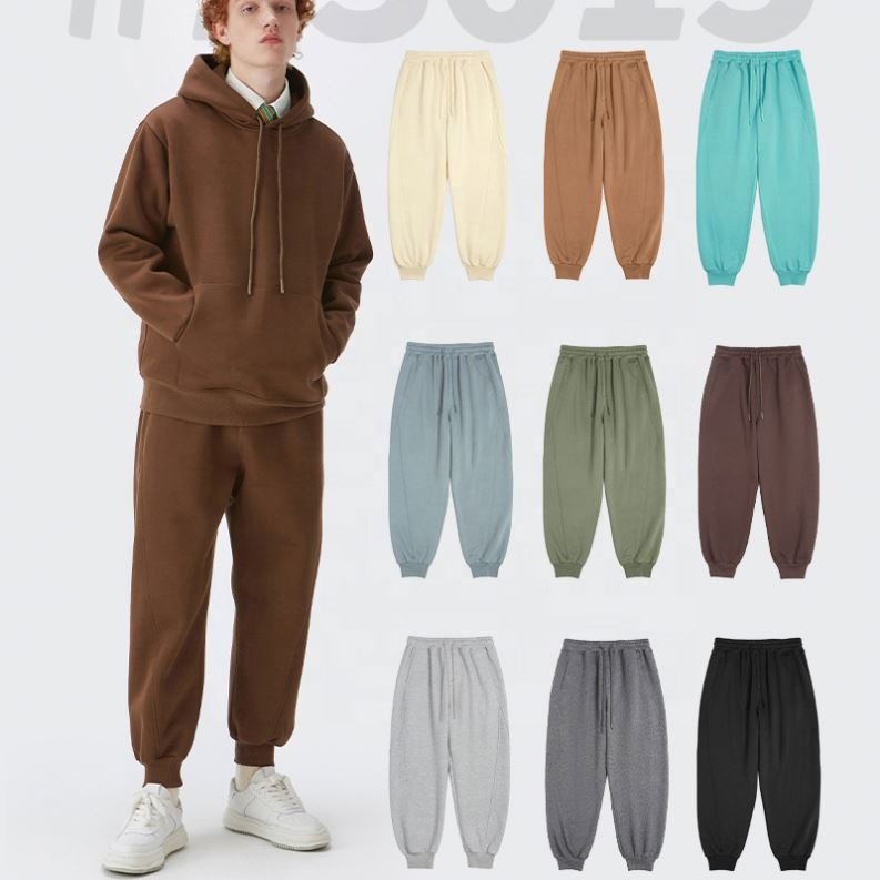 Wholesale Custom Fitness Mens Pullover Jacket Gym Pant Jogging Men Tracksuit Sweatshirts Men's Hoodies Set