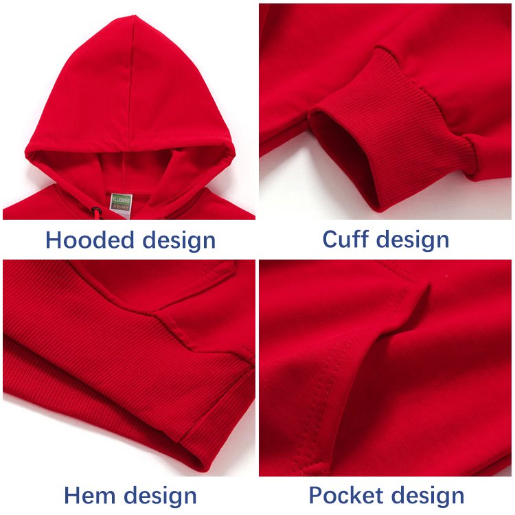 Low Moq Custom Clothing Hoodie Manufacturers Streetwear Oversized Printing Pullover Sweatshirts Blank Plain Hoodies For Men