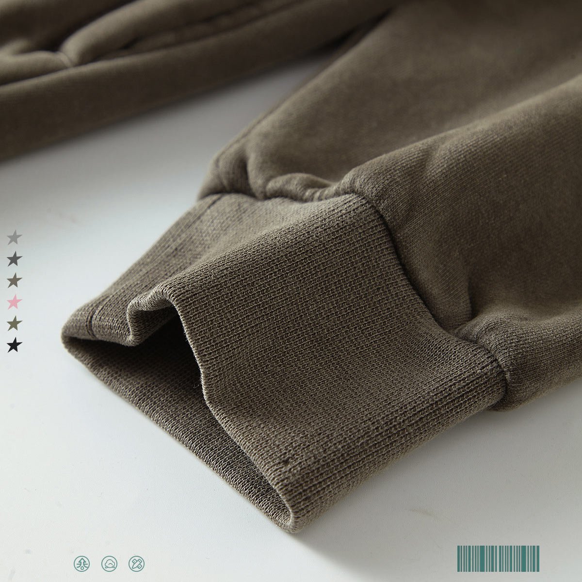 Retro Fashion Autumn and Winter 350G Heavy Washed Raglan Zipper Jacket Loose Velvet Jacket for Men