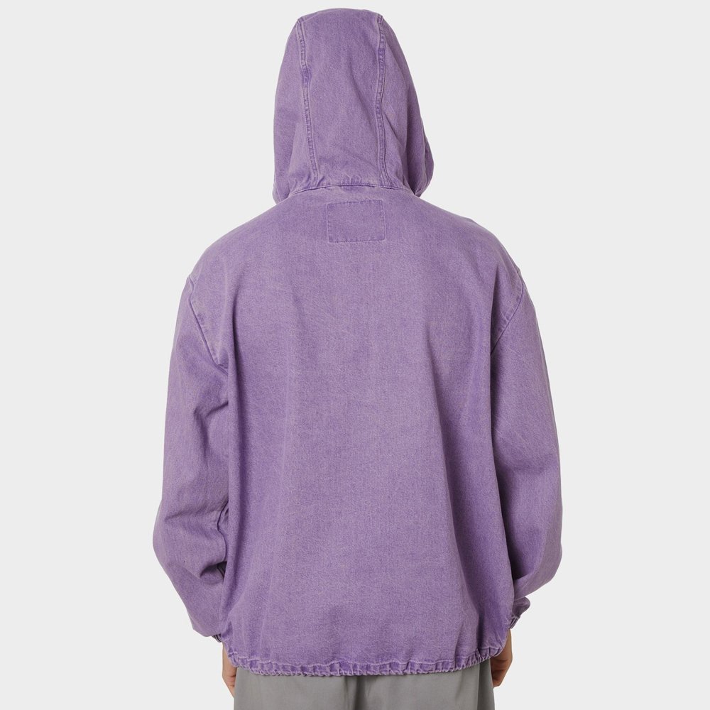 High Quality Customized Weight Wholesale Men's Oversized Street Denim Acid Vintage Washed Hoodie