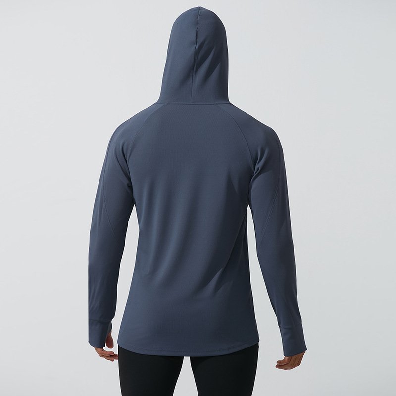 Custom Men's Sports Gym T Shirts Quick Dry Lightweight Pullover Hoodie Mens Training Wear Fitness Clothing Work Out Sweatshirt