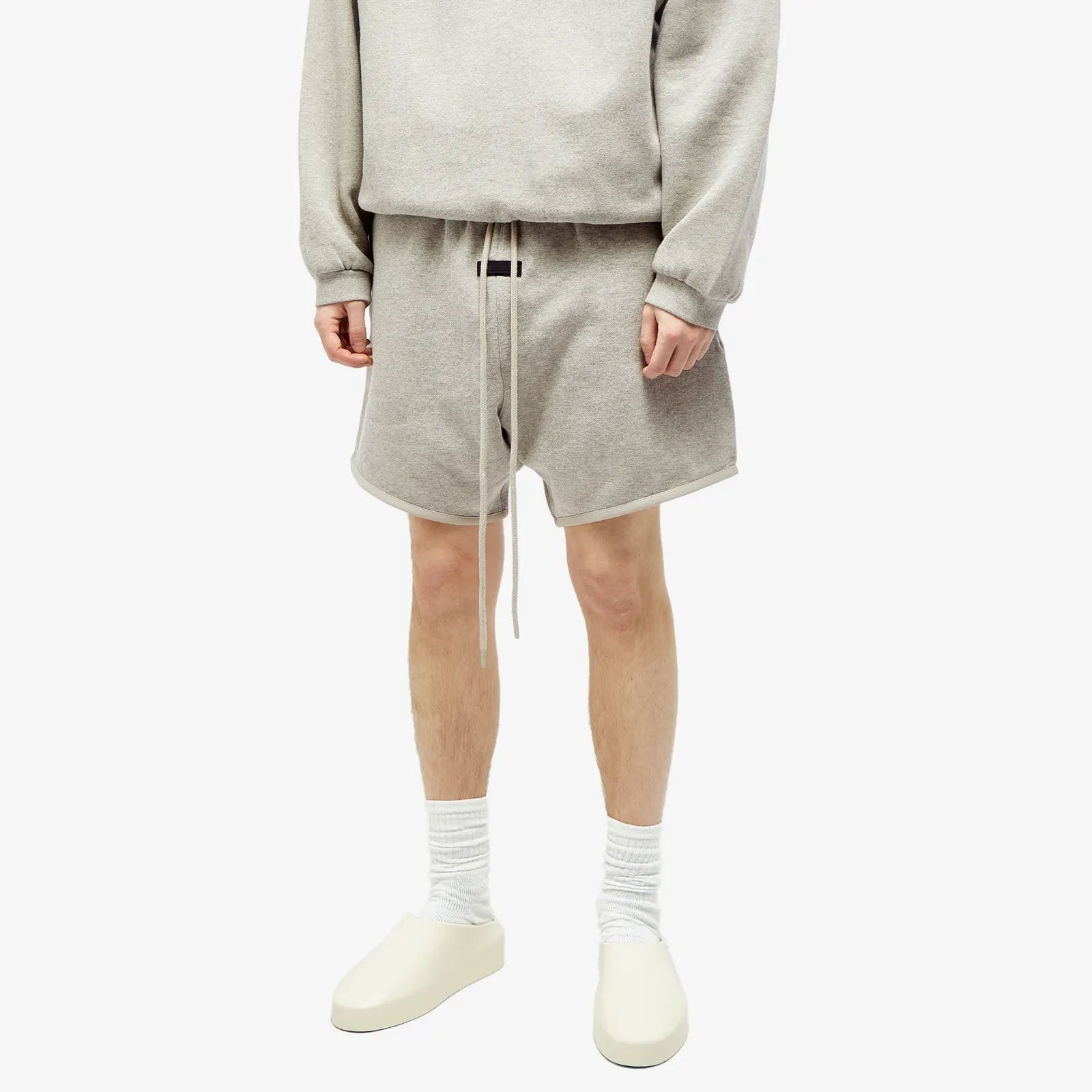 High Quality Wholesale Custom Logo Men's Hoodie And Shorts Sets Fleece Oversized Tracksuit Men Sweat Shorts Set