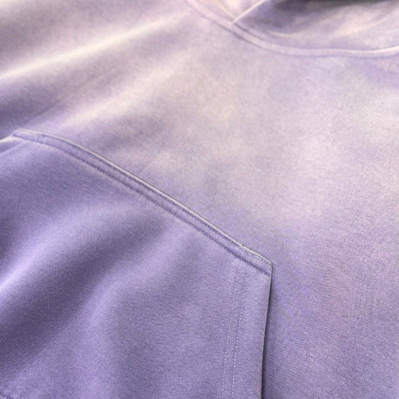 custom Streetwear unisex oversize baggy boxy french terry pullover sweatshirt vintage acid wash blank cropped hoodie men