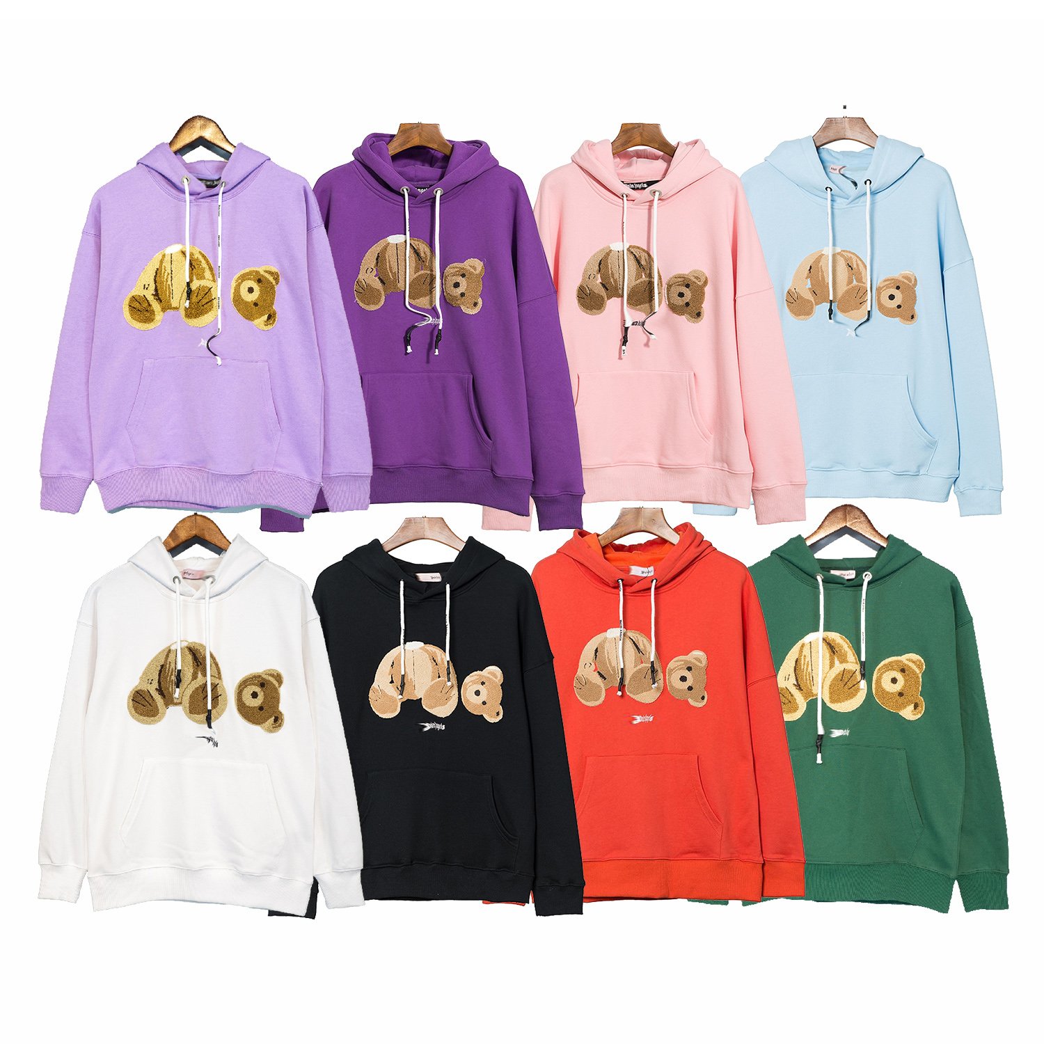 High Quality Unisex angels hoodies Oversized Heavyweight Sweater Cotton French Terry Vintage Streetwear Washed palm Men's Hoody
