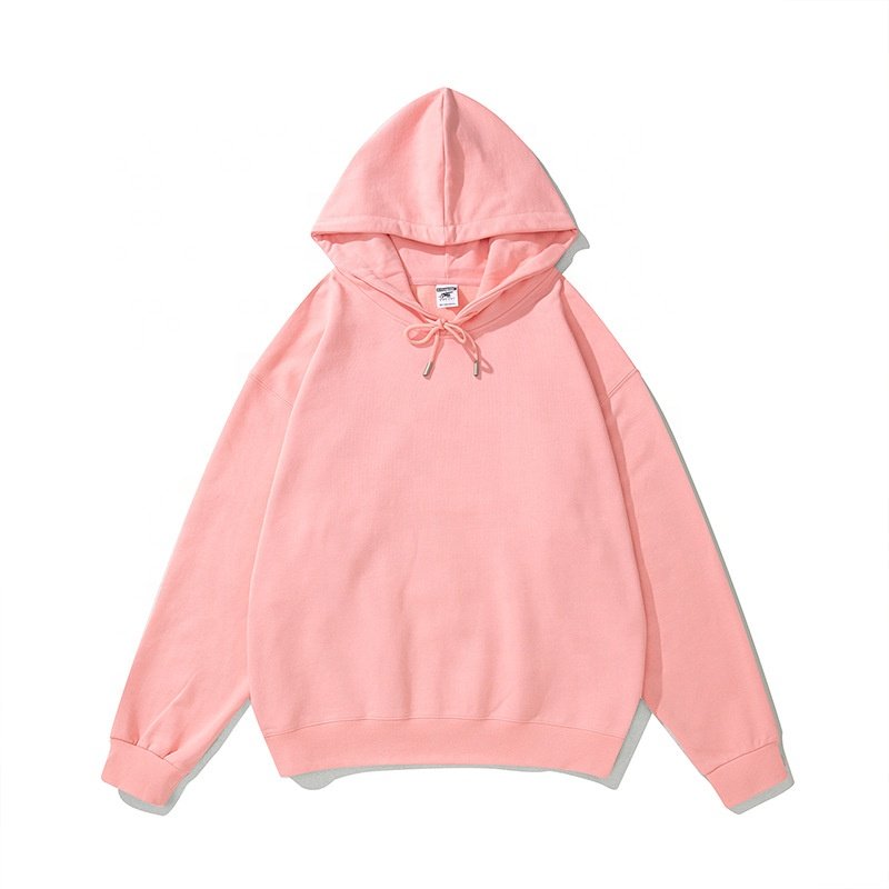 Ready to Ship High Quality 488gsm 100% Cotton Oversized Drop Shoulder Blank Hoodie Factory Direct Wholesale Custom Logo Printing