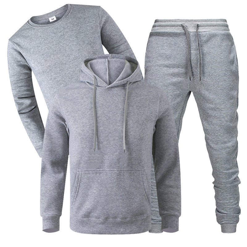 Men's Vintage Oversized Hoodie and Joggers Set Quick Dry Stylish Streetwear for Winter Breathable and Comfortable Wholesale