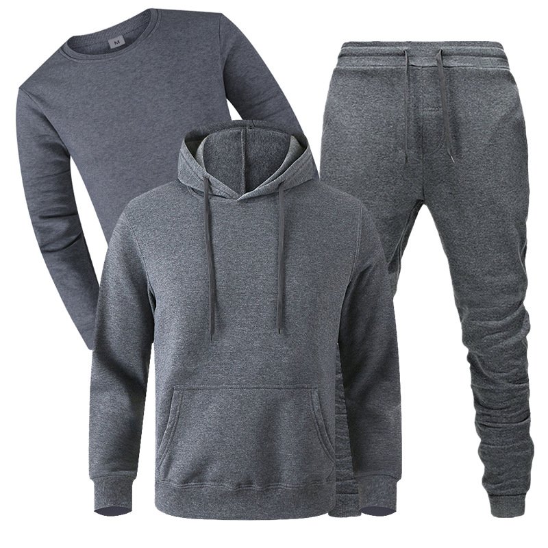 Men's Vintage Oversized Hoodie and Joggers Set Quick Dry Stylish Streetwear for Winter Breathable and Comfortable Wholesale