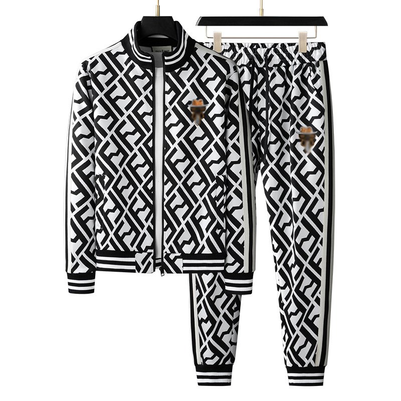 Corduroy 2 piece sweatsuit set men's clothing suits for men's hoodies & sweatshirts set