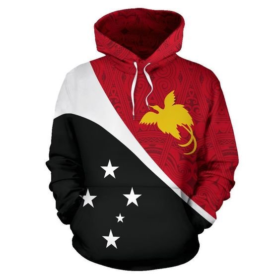 Sublimation Custom Papua New Guinea Hoodie Happy Independence Day Commemorative Men's Hoodie Bird of Paradise Printed Hoody 5XL