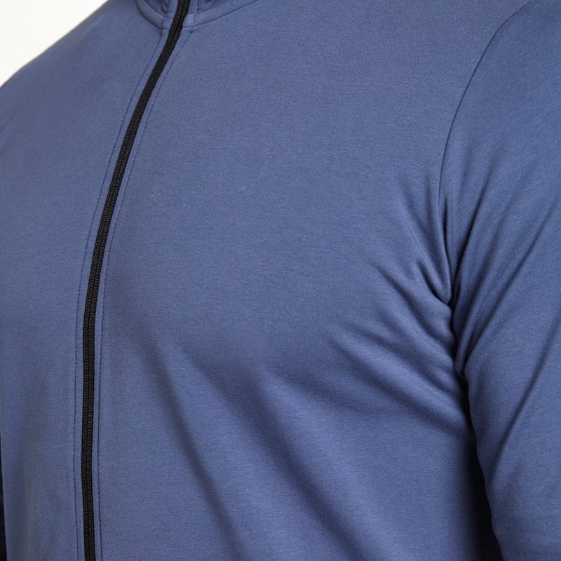 High Quality Custom Sports Wear Zip Up Blank Hoodie Long Sleeve French Terry Cotton Polyester Slim Fitness Gym Hoodies For Men