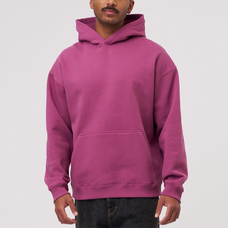 Wholesale manufacturer OEM customs vintage essentials boxy hoodie heavy weight oversized plain hoodies for men