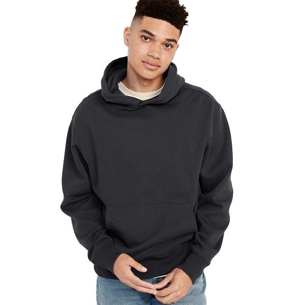 320g50% polyester 50% cotton solid color drop shoulder men's hoodies Men's Hoodie Unisex Hoodie