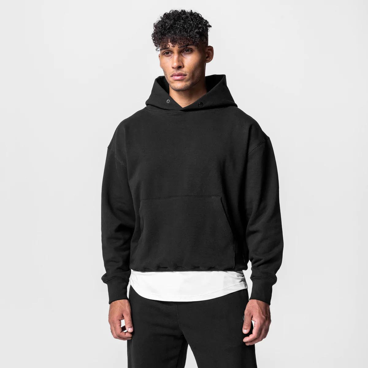 Wholesale Men Set Sweatsuit Cotton Thick Hoodie And Joggers Set Plus Size Men's Sport Sweatsuit Tracksuit For Men
