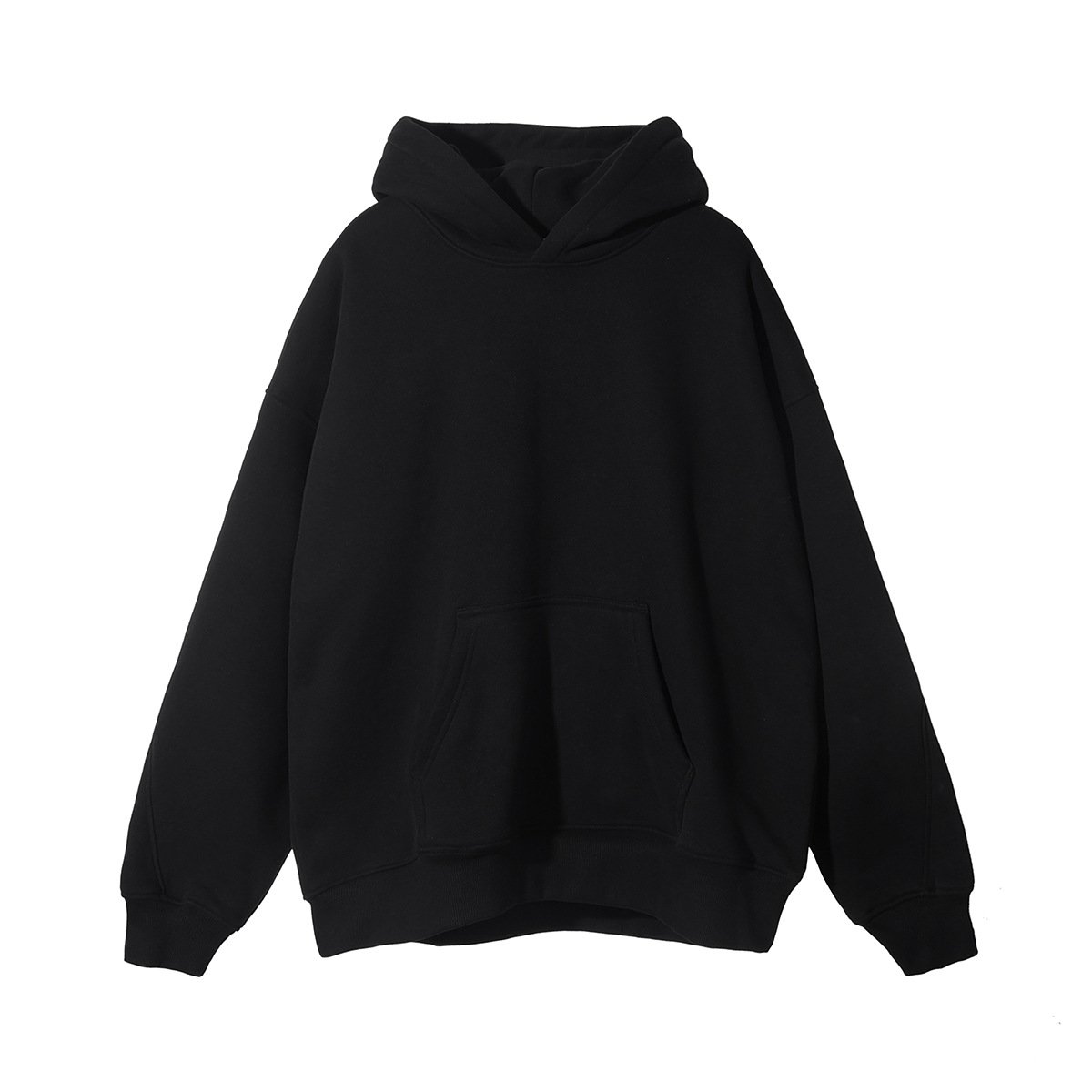 Custom wholesale 360g polar fleece Inside Heavyweight oversized hoodies blank streetwear men's hoodies