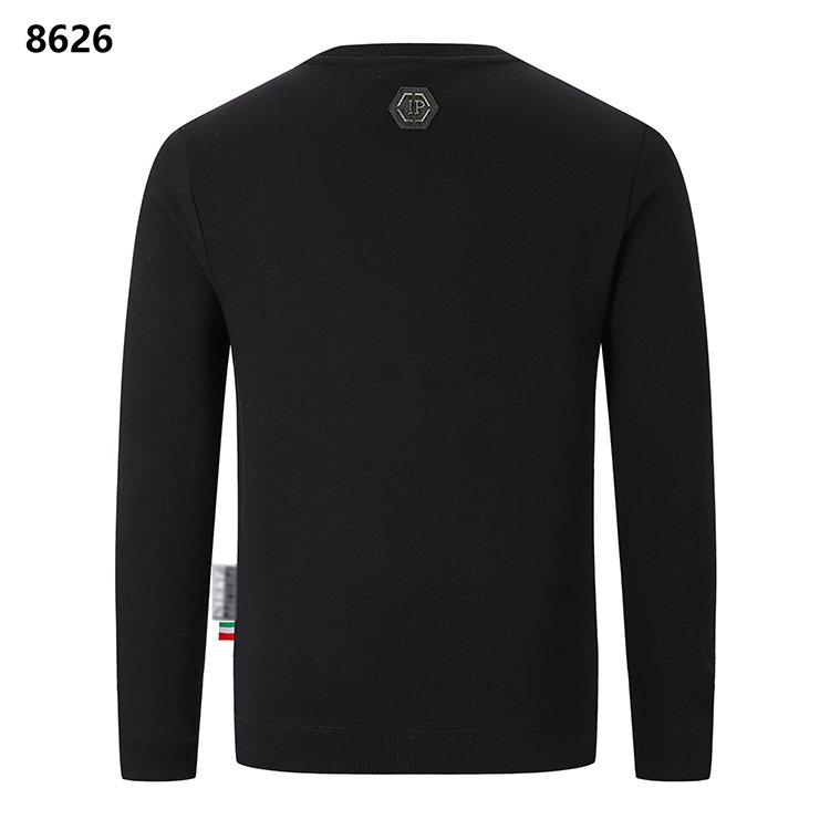 Spring and Autumn high-quality fashion all-in-one men's cotton comfort skull iron drill slim PLEIN trend sweatshirt