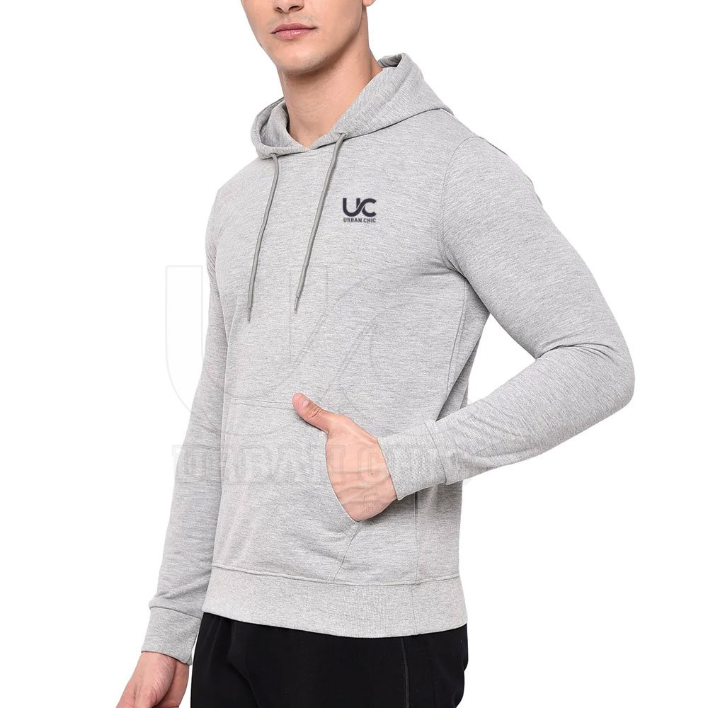 Men Winter Wear Casual Hoodies Solid Color Casual Zipper Hoodies Fashion Wear Slim Fit Hoodies For Men
