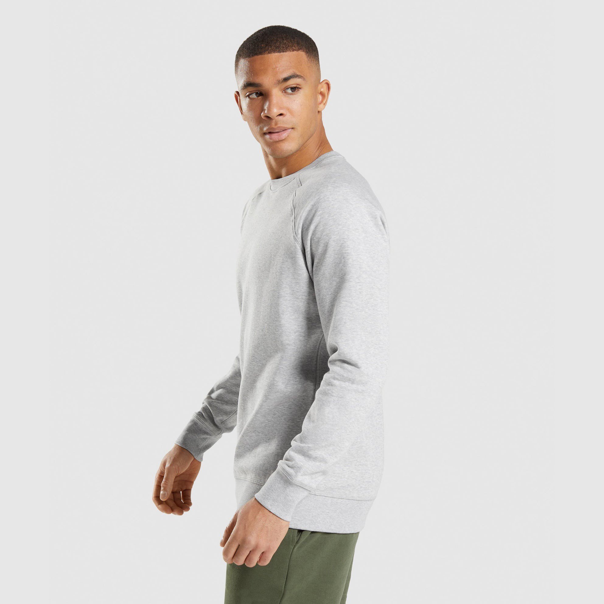 Custom Logo Men's Crew Neck Long Sleeve Pullover Sweater Winter Sweatshirt with Embroidered Pattern and Lined Design