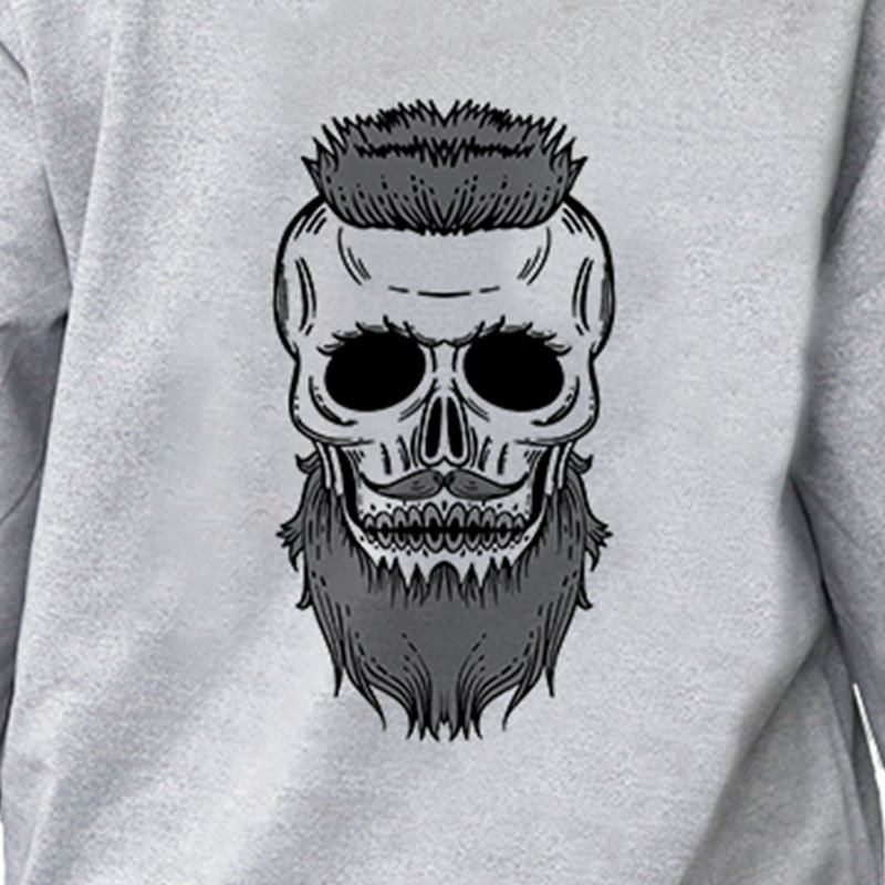 Gray sweatshirt US China warehouse blank sublimation sports fashion clothing polyester unisex light grey sweatshirt mix size