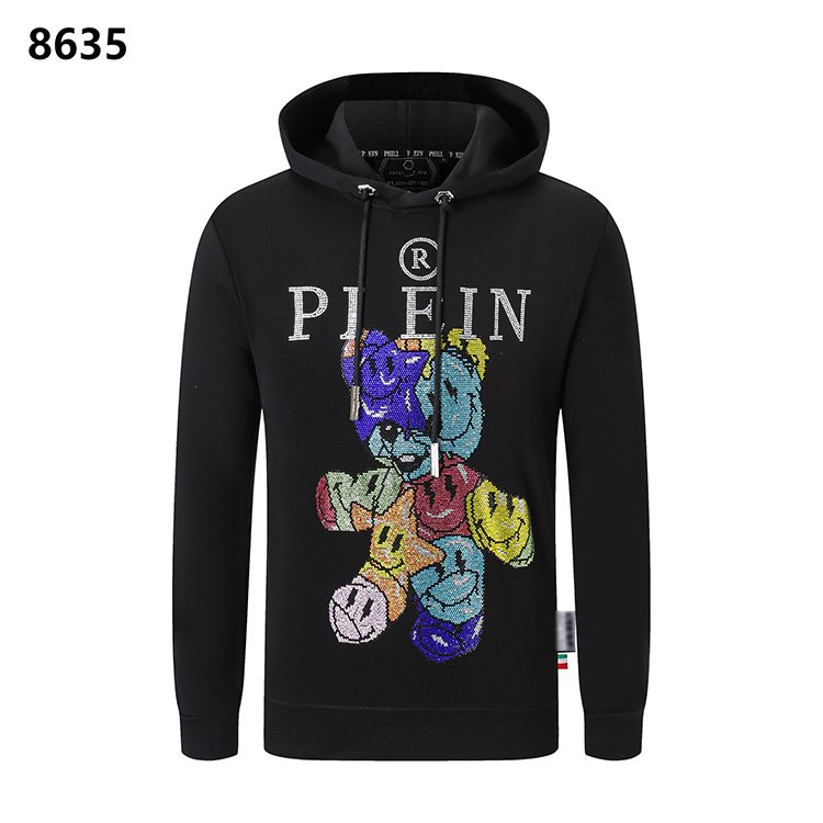 Spring and Autumn high quality trend fashion drill slim fit men's cotton comfortable skull PLEIN sweatshirt