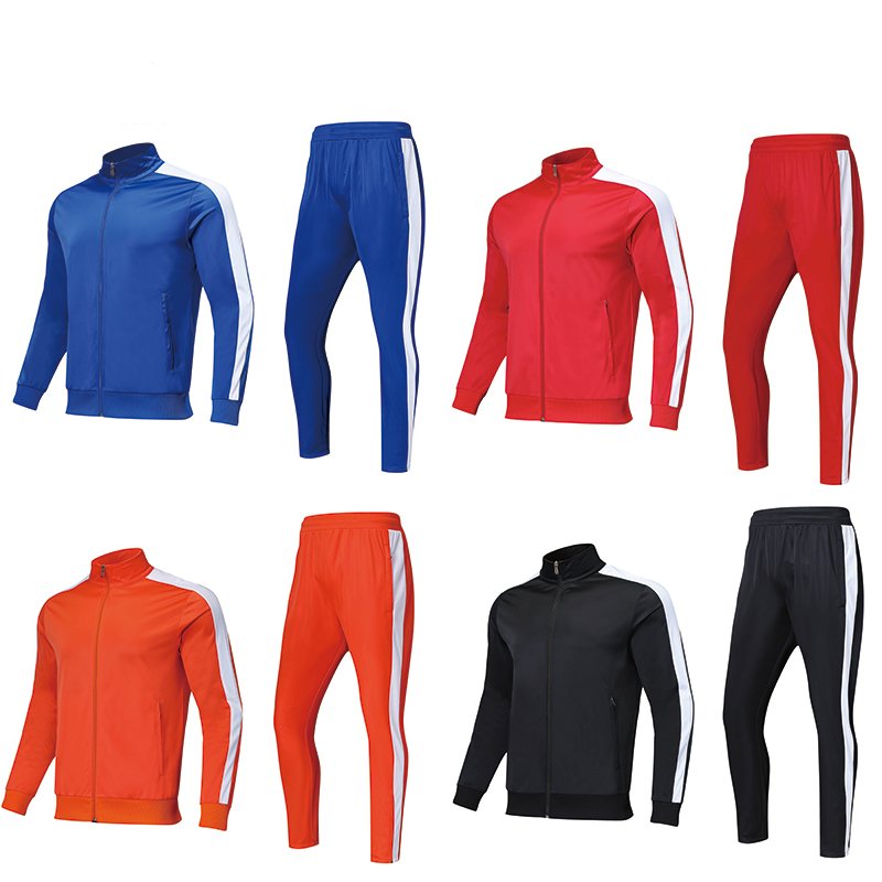 Latest Design Wholesale Custom Sportswear Tracksuits Fitness Sweatsuit Two Piece Track Suit For Men men's sets Customizable