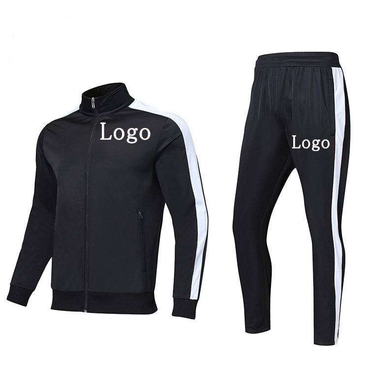 Latest Design Wholesale Custom Sportswear Tracksuits Fitness Sweatsuit Two Piece Track Suit For Men men's sets Customizable