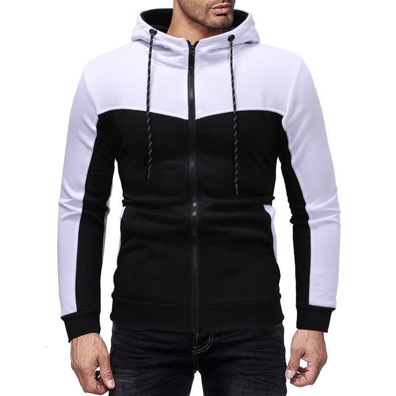 New Men's Autumn Winter Sets Zipper Hoodie+Pants Pieces Casual Tracksuit Male Sportswear warm Clothing Sweat Suit