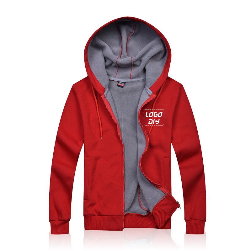Plain High Quality Over size Organic Cotton zipper hoodies men's winter fleece hoodies casual hooded sweatshirts