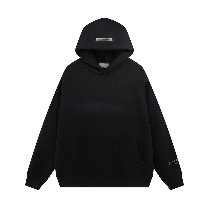 Factory customized cotton/polyester Essentials oversized heavyweight men's pullover hoodie 5XL 3D puff printed loose hoodie