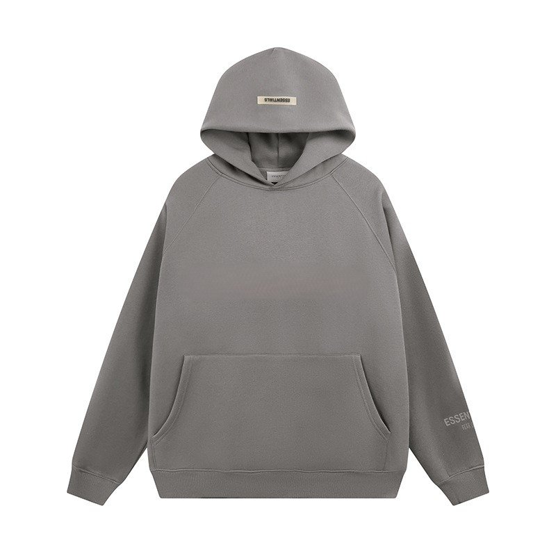 Factory customized cotton/polyester Essentials oversized heavyweight men's pullover hoodie 5XL 3D puff printed loose hoodie