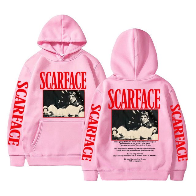 custom 3d printed American Classics scarface Iconic 80s Movie Tony plus size cotton Long Sleeve mens Hoodie Sweatshirts