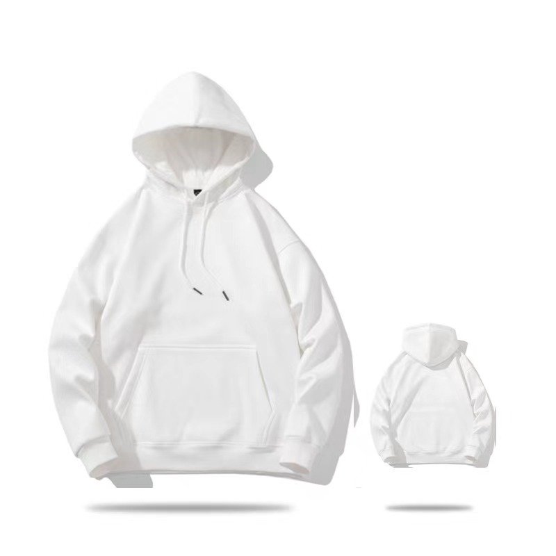 heavy weight cotton high quality oversized Pullover hoodie No String or With rope men's hoodie